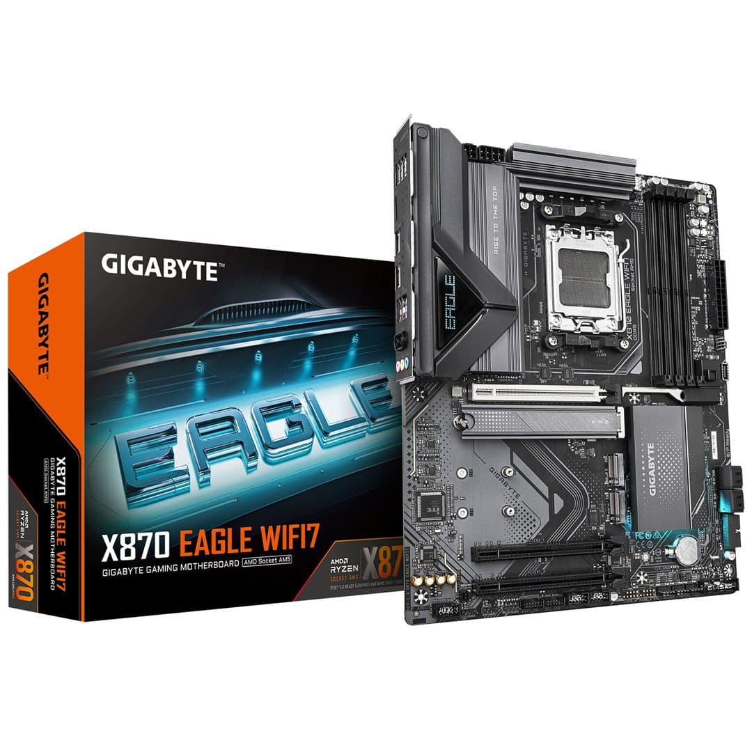 Gigabyte GIGA X870 EAGLE WIFI7 AM5/DDR5/ATX, aanzicht 1 van 1