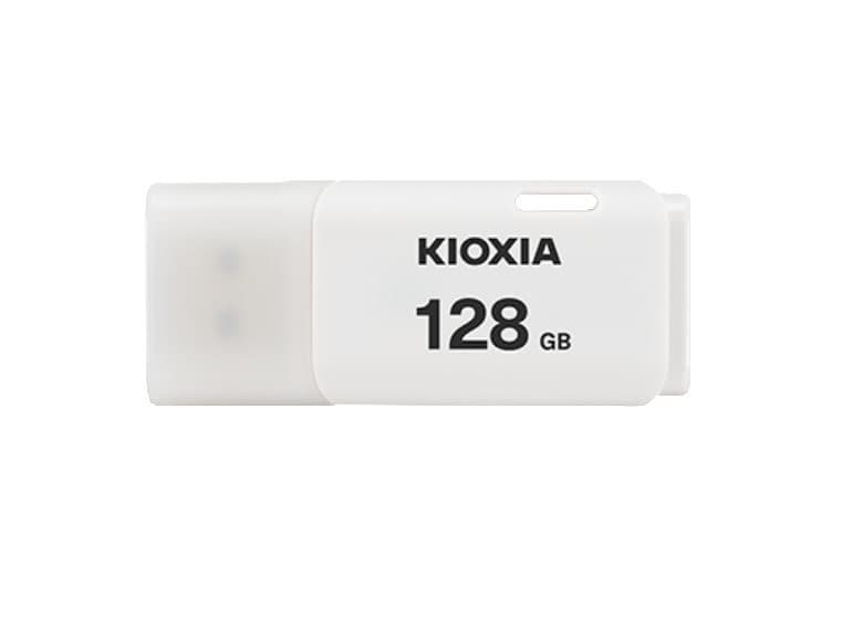 Kioxia Holdings Corporation KIOXIA USB2.0 Stick TransMemory U202 white 128GB, aanzicht 1 van 1