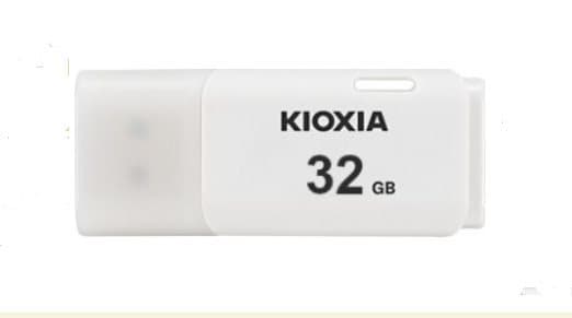 Kioxia Holdings Corporation KIOXIA USB2.0 Stick TransMemory U202 white 32GB, aanzicht 1 van 1