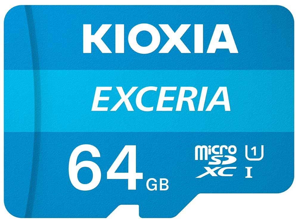 Kioxia Holdings Corporation KIOXIA microSD-Card Exceria 64GB, aanzicht 1 van 1
