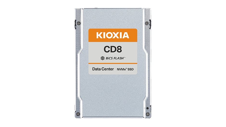 Kioxia Holdings Corporation SSD 2.5" 7.68TB KIOXIA CD8-R (PCIe 4.0/NVMe) SIE Enterprise SSD für Server