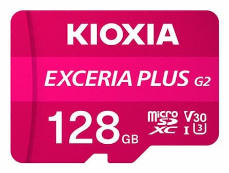 Kioxia Holdings Corporation KIOXIA microSD-Card Exceria Plus 128GB, aanzicht 1 van 1