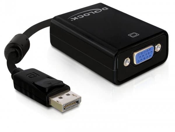Delock Adapter DisplayPort (DP) auf VGA St/Bu, aanzicht 1 van 1
