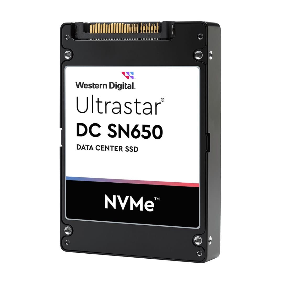 SanDisk WD 2.5" U.3 SSD ULTRASTAR SN650 7.68TB (PCIe 4.0/NVMe)(Di), aanzicht 1 van 1
