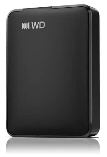 Western Digital WD HDex 2.5" USB-C 4TB Elements Portable black, aanzicht 1 van 1