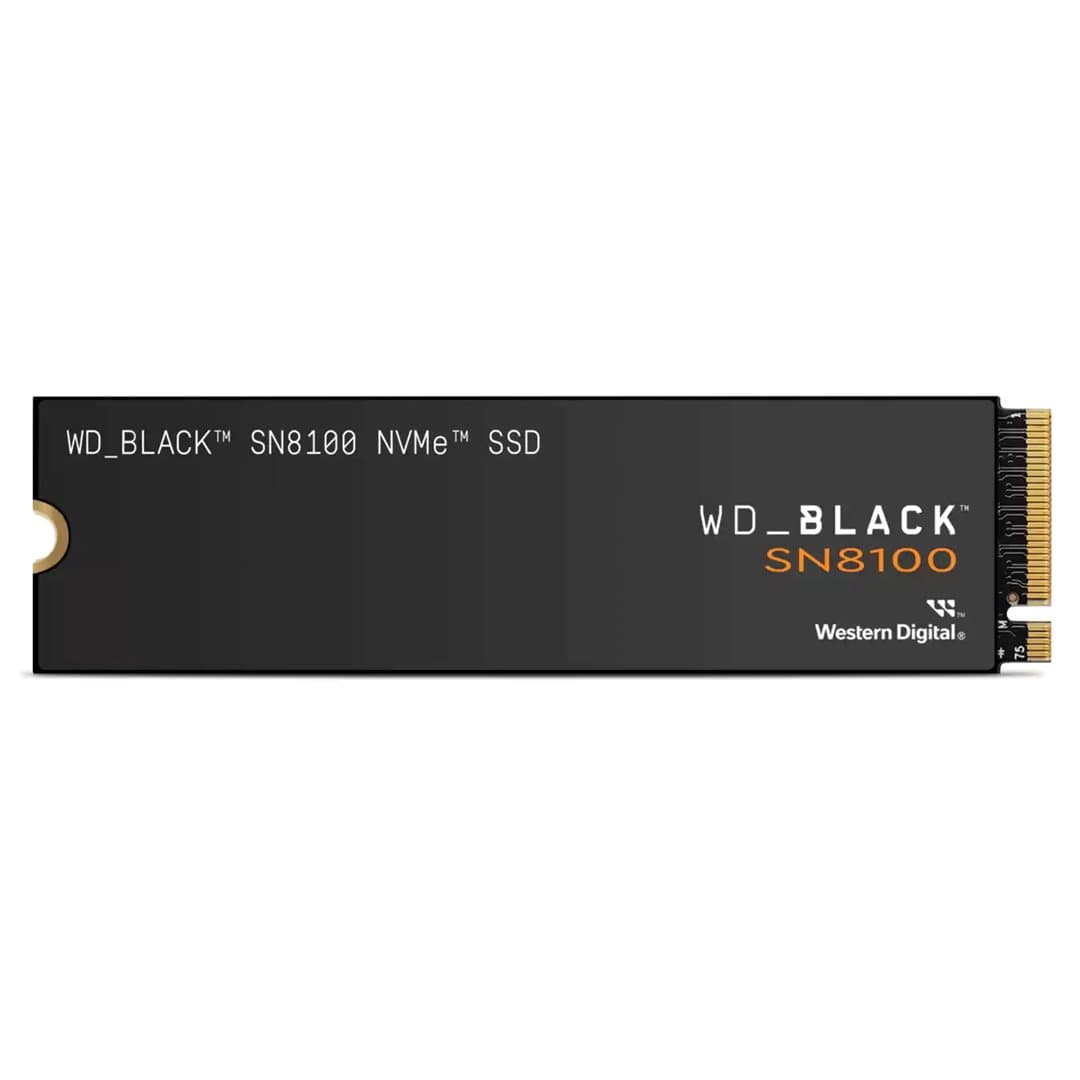 Western Digital WD SSD M.2 (2280) 2TB Black SN8100 PCIe 5.0/NVMe (Di), aanzicht 1 van 1