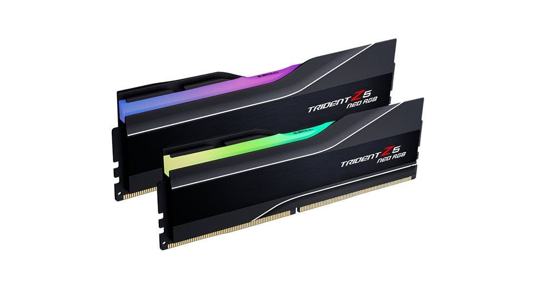 G.Skill DDR5 RAM 32GB (2x16GB Dual-Kit) PC6000 CL32 TZ5NR RGB Trident Z5 NEO RGB (AMD optimiert)