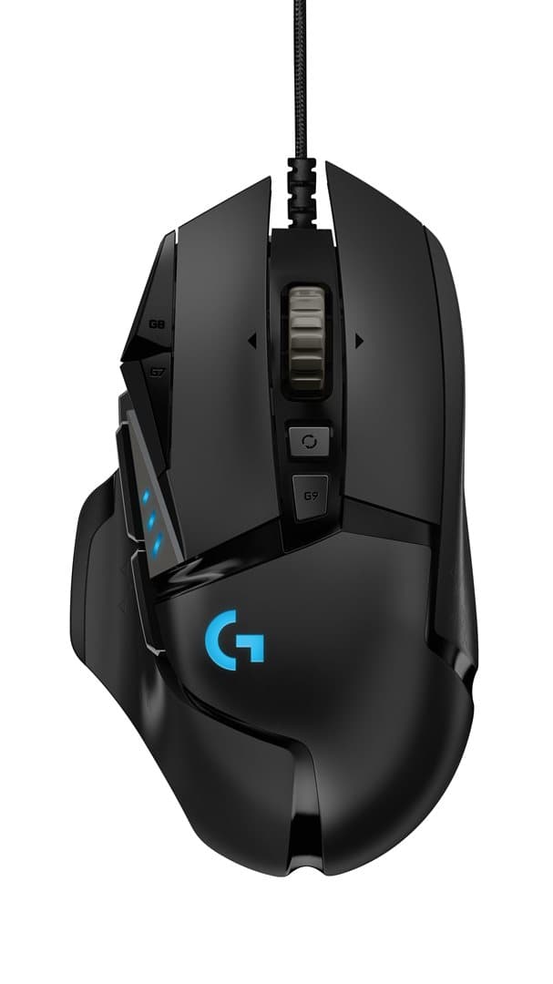 Logitech Mouse G502 HERO Gaming DE black DE Version, aanzicht 1 van 1