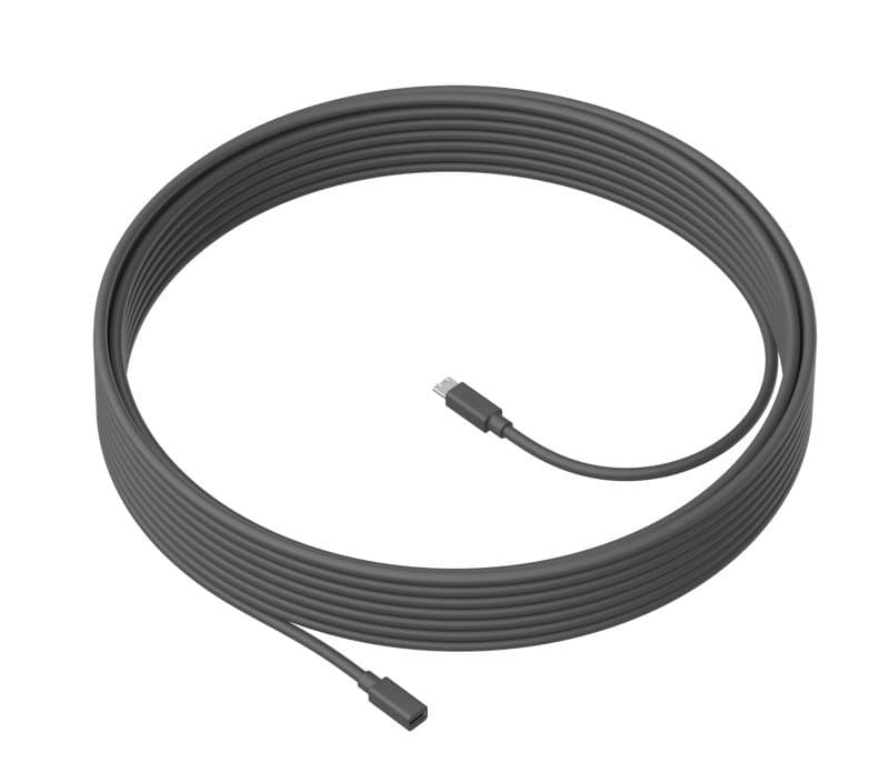 Logitech Webcam MEETUP MIC EXTENSION CABLE Expension Kabellänge: 10 m, aanzicht 1 van 1