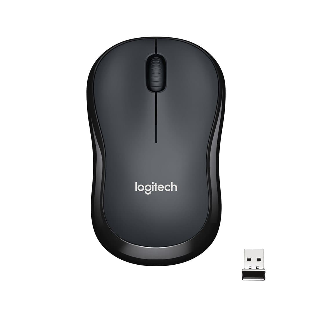 Logitech Mouse M220 Wireless SILENT anthrazit, aanzicht 1 van 1