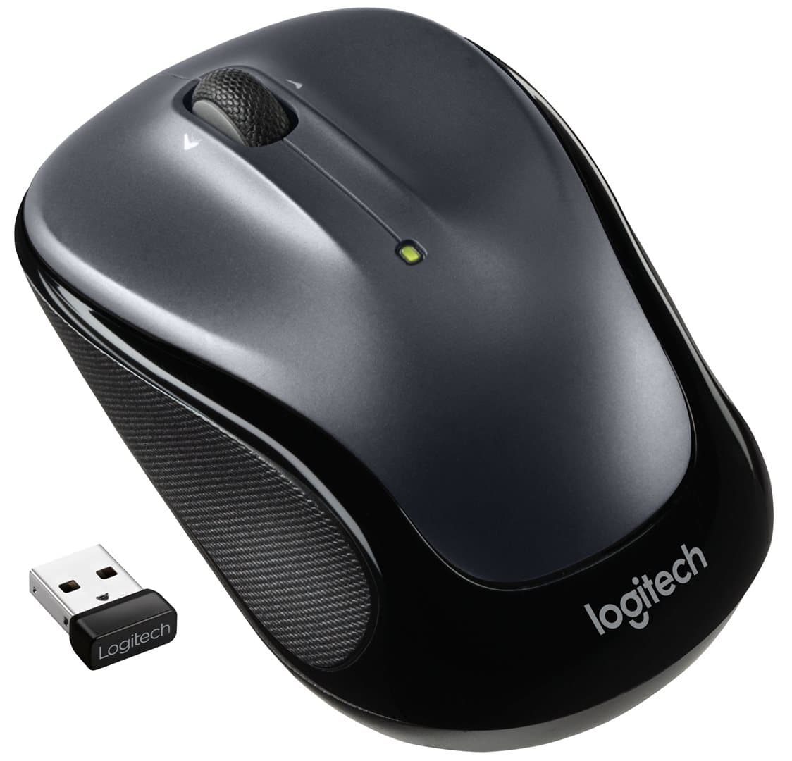 Logitech Mouse M325s Wireless Dark Silver Wireless, Optisch, 1000 dpi, 3 Tasten, aanzicht 1 van 1