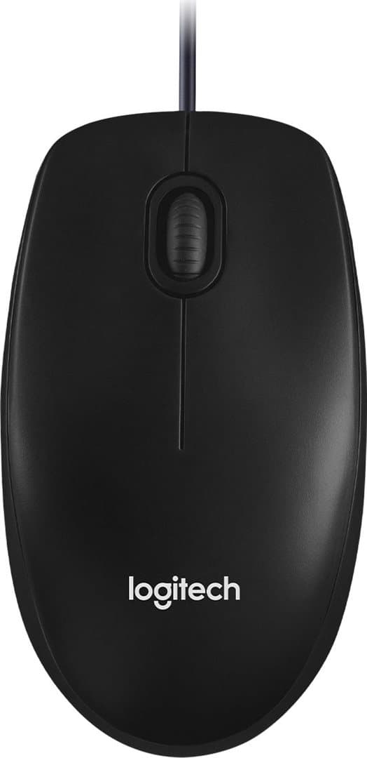 Logitech Mouse M100 Optical black Karton, aanzicht 1 van 1
