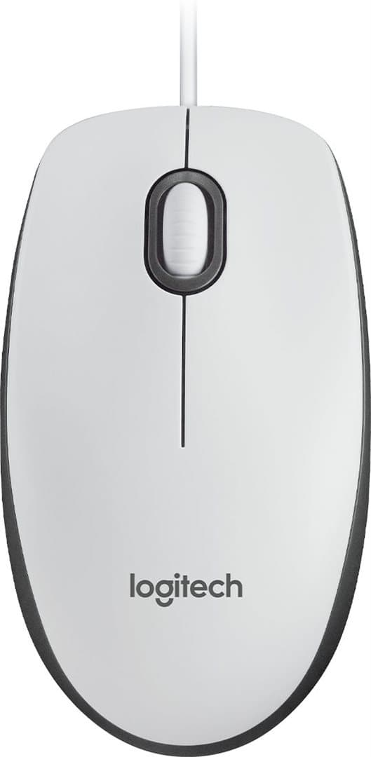 Logitech Mouse M100 Optical white Karton, aanzicht 1 van 1