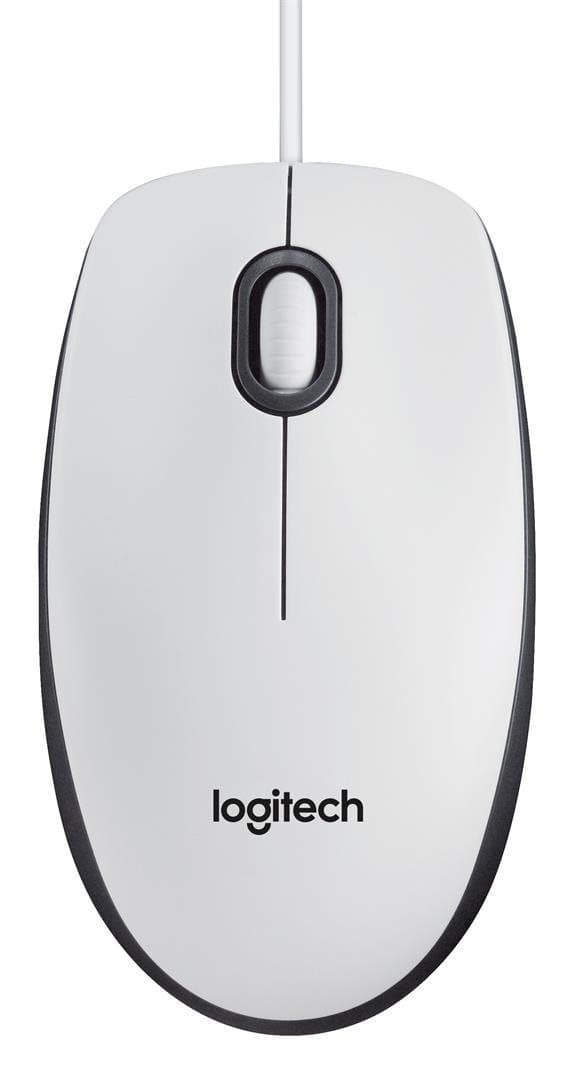 Logitech Mouse B100 Optical White, aanzicht 1 van 1