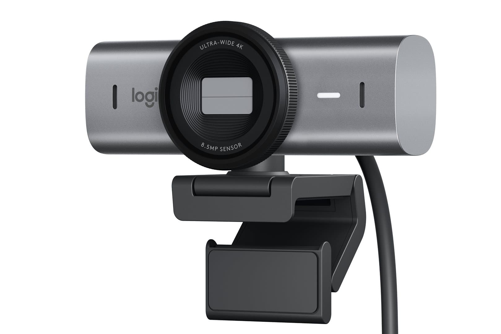Logitech Webcam MX BRIO 705 for Business, 4K Ultra HD, 60FPS silver/black AI image enhancement, RightSight, RightLight, aanzicht 1 van 1