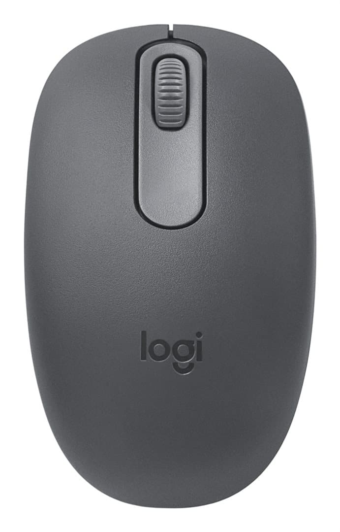 Logitech Mouse M196 Bluetooth Mouse graphite BT 1000 dpi, symmetrisch, aanzicht 1 van 1