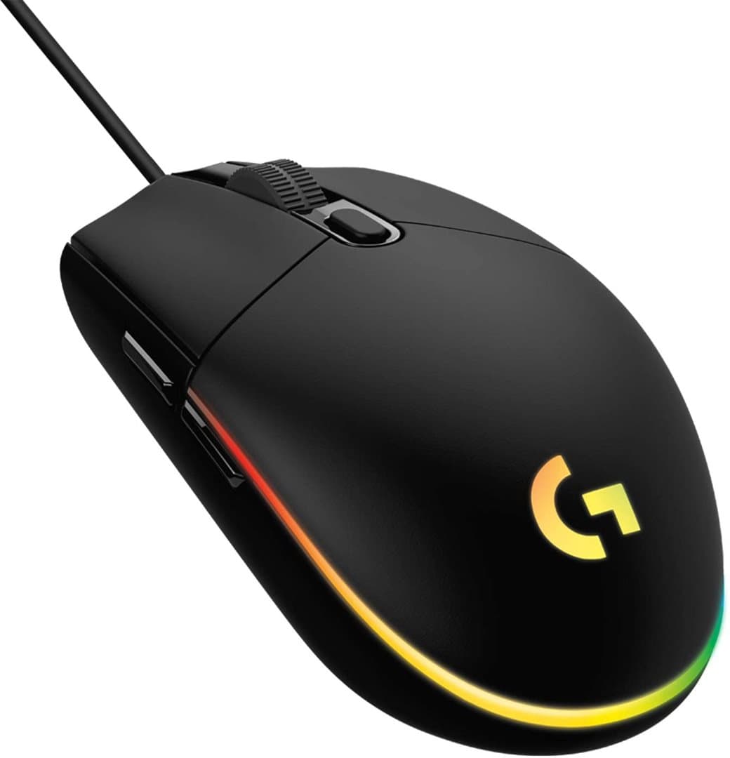 Logitech Mouse G203 Gaming black Corded, aanzicht 1 van 1
