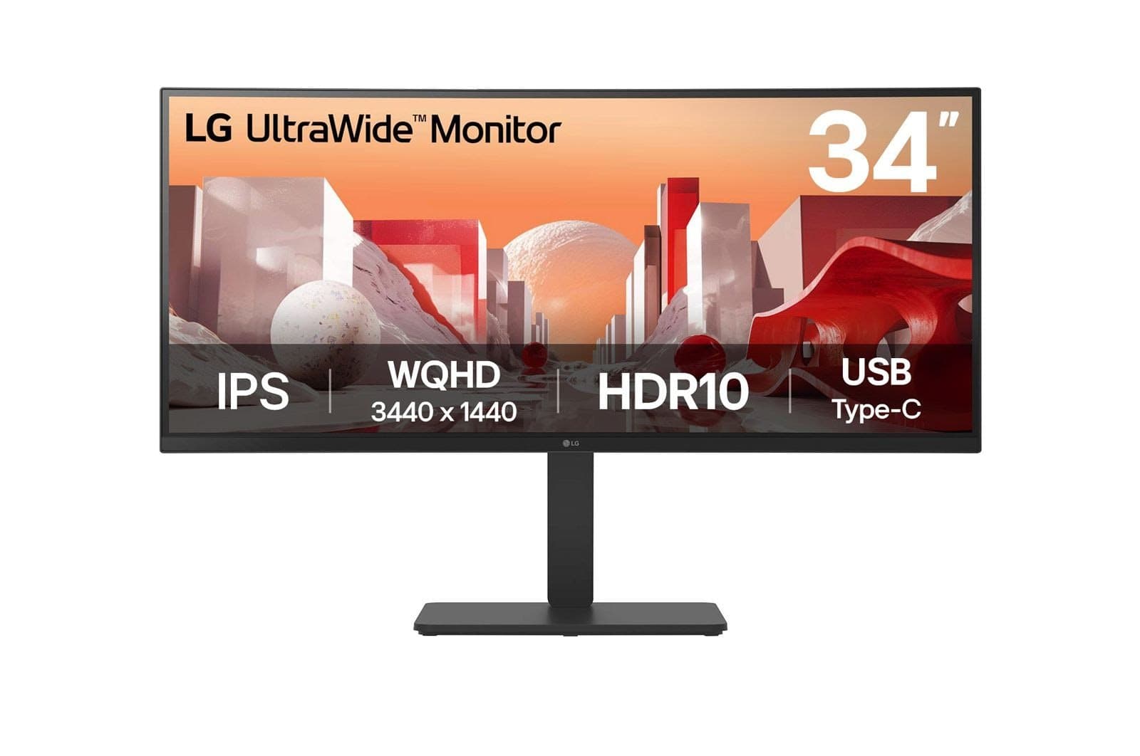 LG Electronics LG LCD 34BA75QE-B 34" black UltraWide, aanzicht 1 van 1