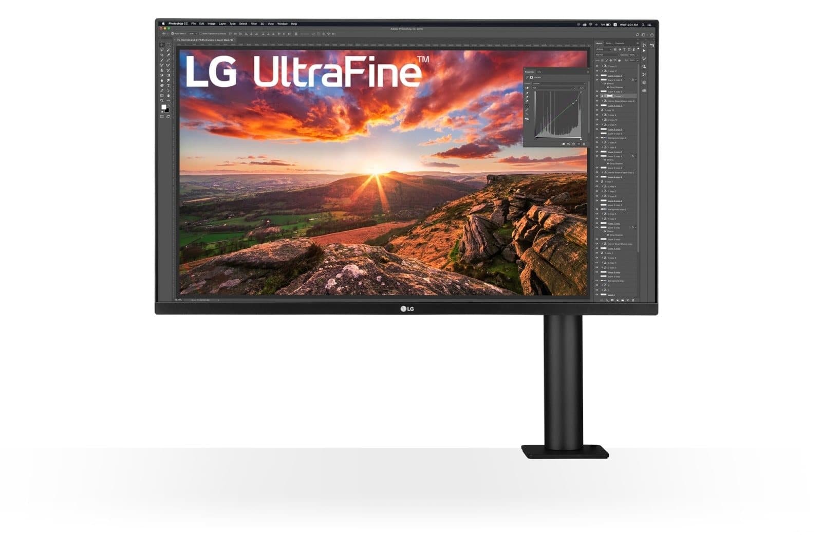 LG Electronics LG LCD 32UN880K-B 32" black Ultrawide, aanzicht 1 van 1