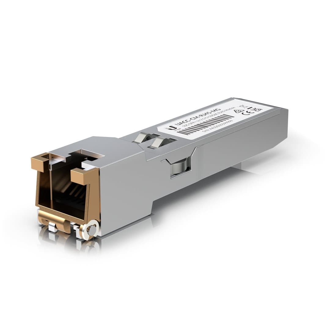 SFP+ UACC-CM-RJ45-MG 10/5/2.5 Gbps (1er-Pack) UACC-CM-RJ45-MG: SFP+, 10/5/2.5 Gbps, aanzicht 1 van 1