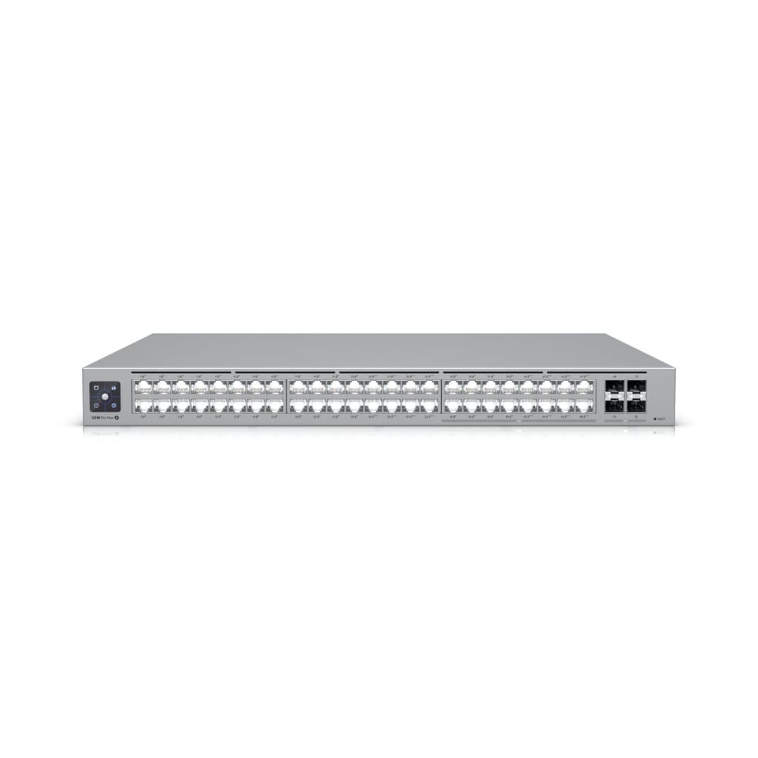 Switch UniFi 32xRJ45 GBit/16xRJ45 2.5G/4xSFP+ Managed PoE+ 720W Max 19" Rack-Mountable, 1,3" Touchscreen, aanzicht 1 van 1