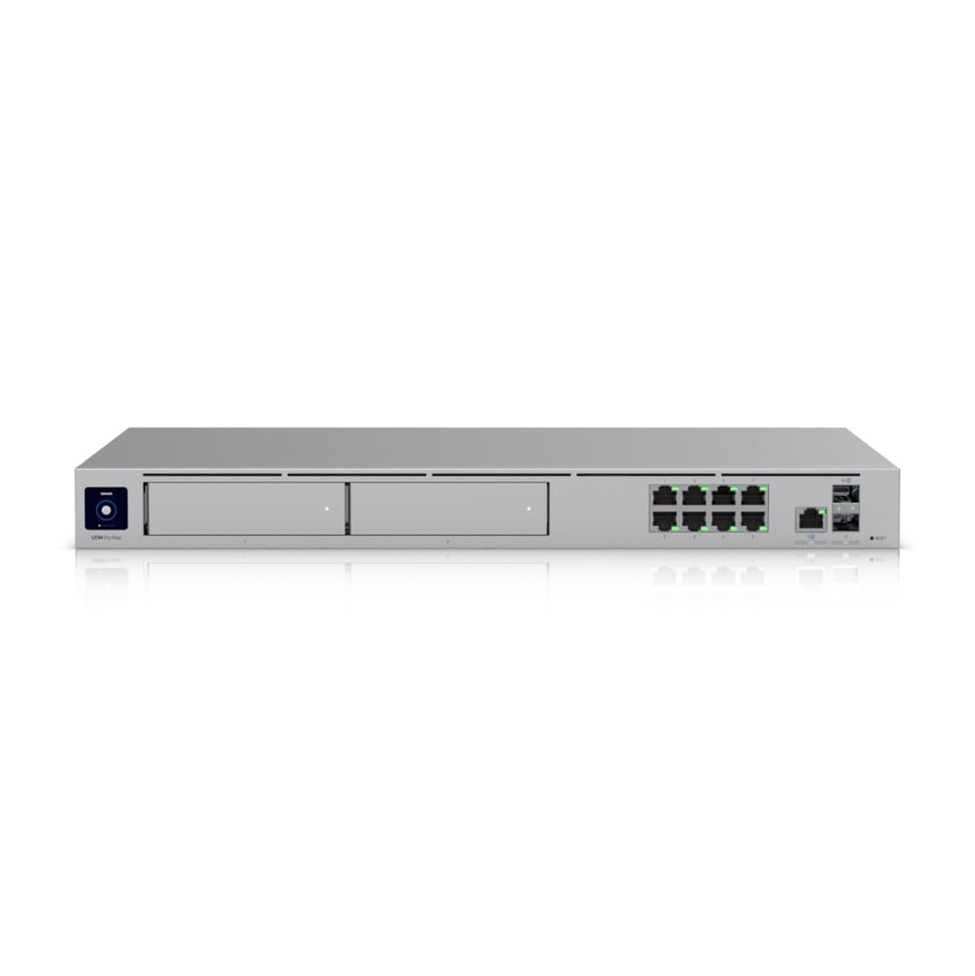 UniFi Dream Machine Pro Max UDM-PRO-MAX (Sec. Gateway/Netw. Appliance) 3.5" HDD Bay for NVR Storage / Dual WAN Ports for, aanzicht 1 van 1