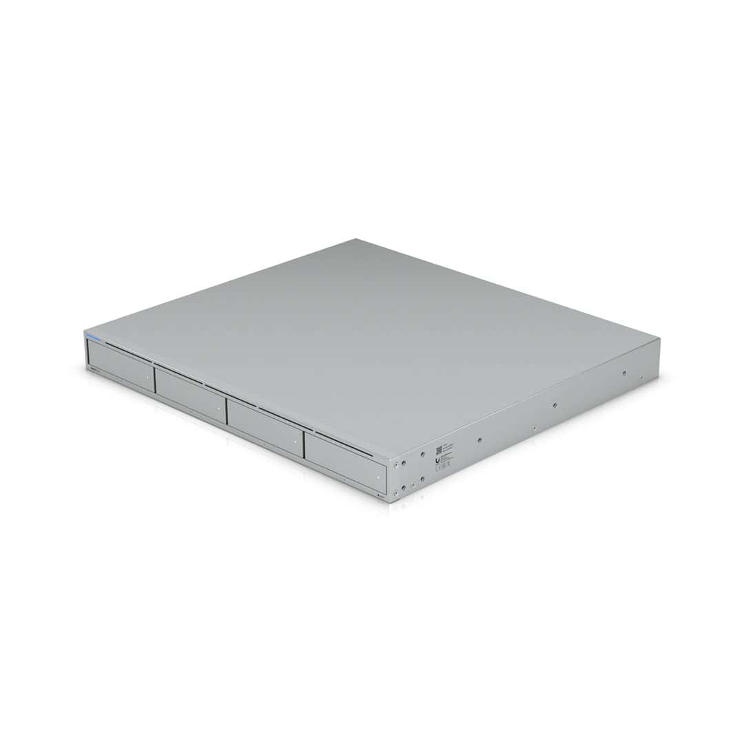 Ubiquiti UNAS-Pro-4 1xRJ45 GbE/2x10G SFP+ (4 HDD bays for 2.5"/3.5") 1U rack-mount NAS with (4) 2.5/3.5" drive bays