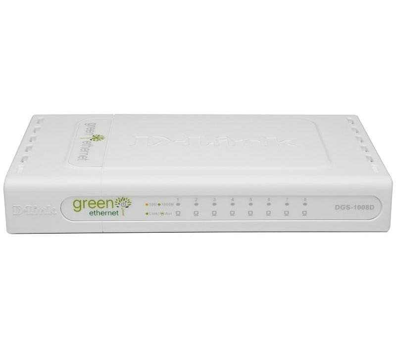 D-Link Switch DGS-1008D 8xGBit Unmanaged, aanzicht 1 van 1