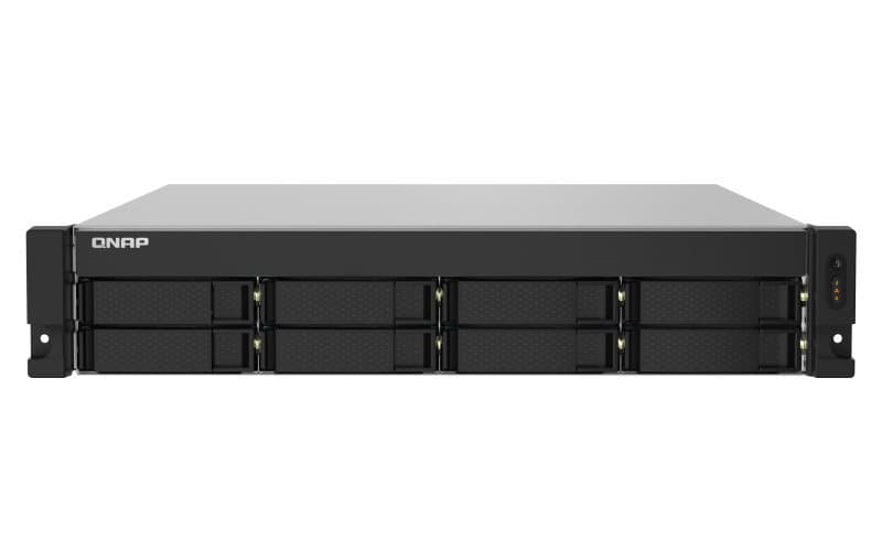 QNAP NAS TS-832PXU-RP-4G (8 Bay) 2U, aanzicht 1 van 1