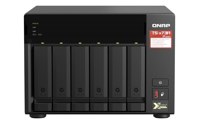 QNAP NAS TS-673A-8G (6 Bay), aanzicht 1 van 1