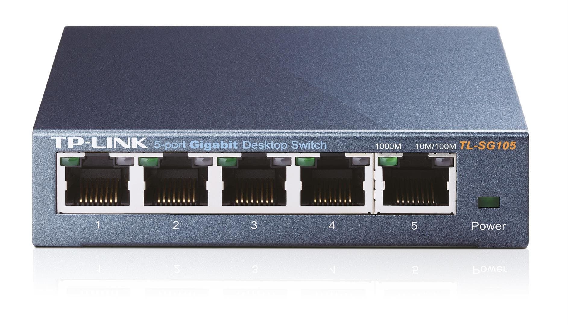 TP-LINK Switch TL-SG105 5xGBit Unmanaged Metallgehäuse, aanzicht 1 van 1