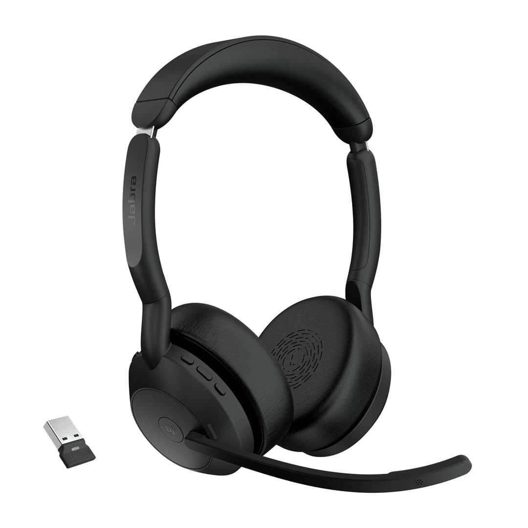 Jabra Headset Evolve2 55 MS Stereo USB-A BT Zertifiziert für Microsoft Teams, aanzicht 1 van 1