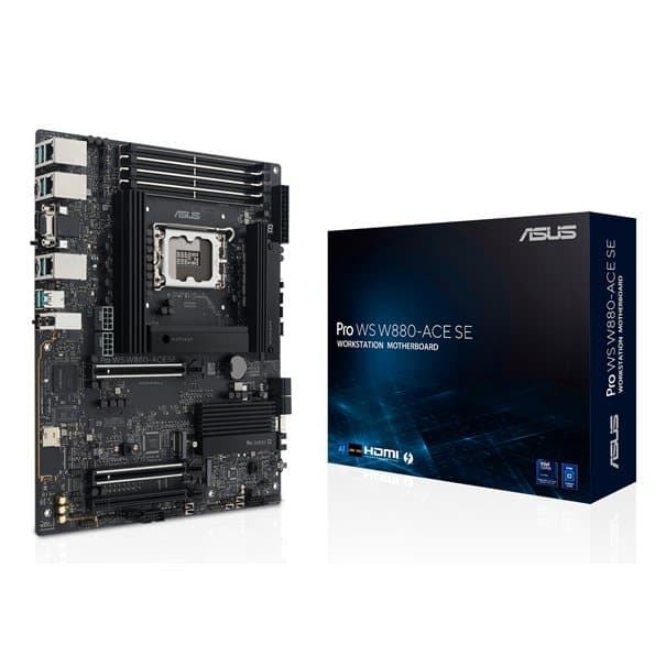 ASUS PRO WS W880-ACE SE S1851/DDR5/VGA-HDMI/2xLAN/24-7/ATX, aanzicht 1 van 1