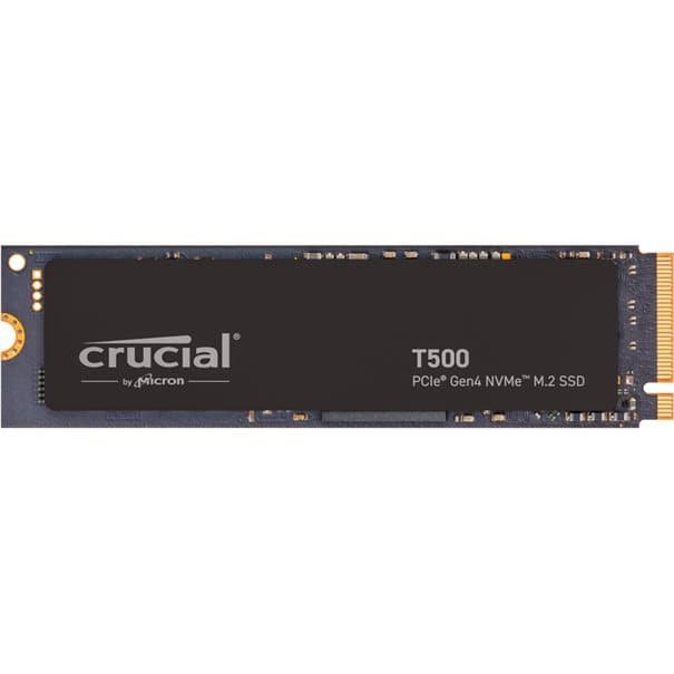 1TB Crucial T500 PCIe Gen5 NVMe 2280 M.2 SSD, aanzicht 1 van 1