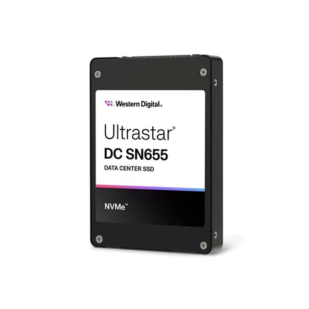 WD 2.5" U.3 SSD ULTRASTAR SN655 3.84TB (PCIe 4.0/NVMe)(Di), aanzicht 1 van 1