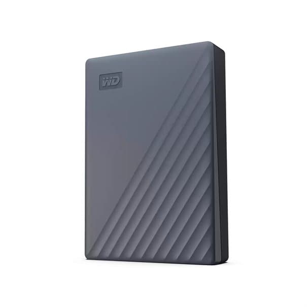 WD HDex 2.5" USB3 6TB My Passport Silicon Gray USB 3.0, USB-C, aanzicht 1 van 1
